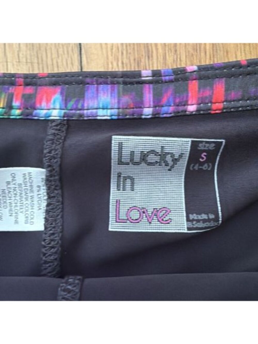 Lucky In Love Women's Multicolor Tiered Tennis Skort Skirt Golf Size S (A41) - Picture 2 of 9